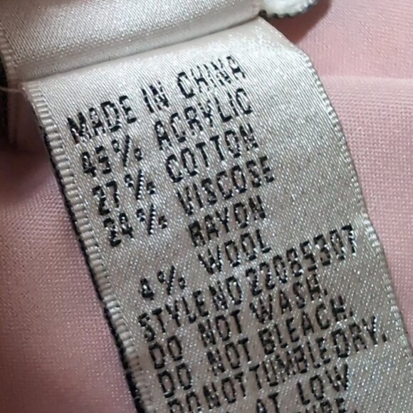 Vintage Bianca Nygard Tweed Skirt Above Knee Side Slit Spring Easter Pastel - Picture 10 of 10